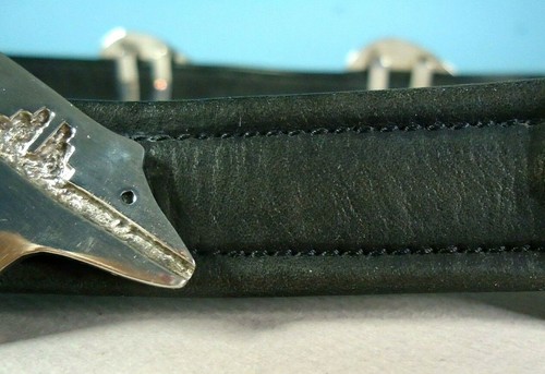 Early Unsigned NAVAJO TOMMY JACKSON Sterling Silver 10 Bears Concho Belt - Picture 12 of 12