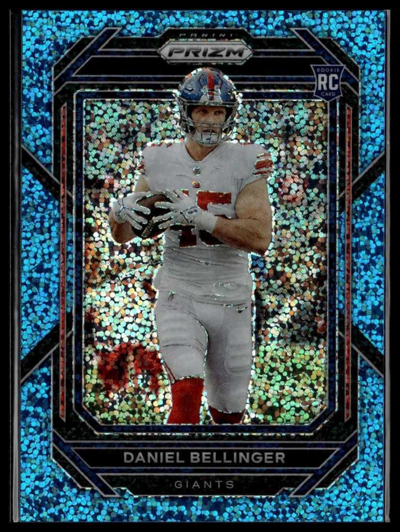 2022 Panini Prizm #364 Daniel Bellinger Blue Sparkle #/96