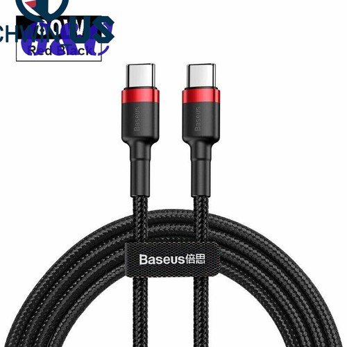 Baseus 60W/100W USB C to Type C Charger Cable Fast Charge Lead Laptop Data Cord - Picture 15 of 20