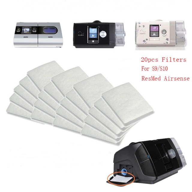 20Pcs/bag Disposable Universal Replacement Filters For S9/S10 ResMed Air SeA`uk 20Pcs/bag Disposable Universal Replacement Filters For S9/S10 ResMed Air SeA`uk