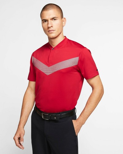 Nike Tiger Woods TW DriFit Vapor Polo Shirt BV0501-687 "Sunday Red" Pick Size - Picture 3 of 9