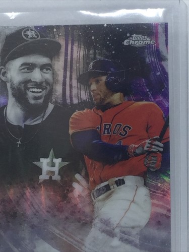 2018 Topps Chrome George Springer Superstar Sensations #SS-3 Houston Astros Card - Picture 2 of 12
