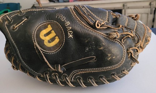 Dan Slaught New York Yankees Signed Game Used Catcher's Mitt Glove  - Bild 5 von 6