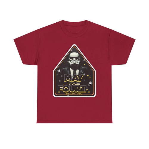 Retro Tuxedo Trooper May The Fourth Be With You. Geeky Vintage Dark Side Tee - Picture 48 of 51