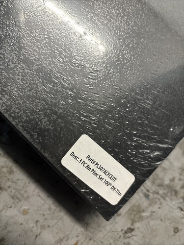 Snap On Limited Edition 100th Anniversary Plier Set 3pc Dark Titanium Grey Tin - Picture 4 of 4