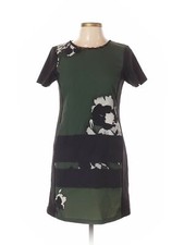 Simply Vera Vera Wang Women Black Casual Dress S