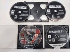 Metal Gear Solid (Sony PlayStation PS1) PS2 Discs Only - Tested - Authentic
