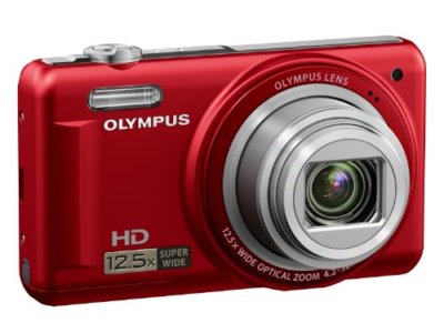 OLYMPUS Digital Camera VR-320 RED 14 MP 24mm 12.5X f/5.9 Zoom 3.0