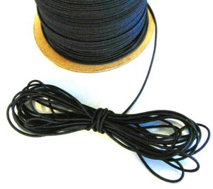 3//16/" Black Bungee Cord Marine Grade Heavy Duty Shock Rope Tie Down Stretch Band