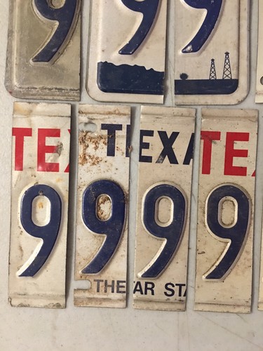 KENNZEICHEN BUCHSTABEN & ZAHLEN MENGE 10 ZEICHEN #9 KOSTENLOSER VERSAND - Bild 3 von 4