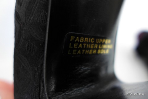 BCBGMAXAZRIA (Made in Italy) Fabric Upper Leather lining Open Toe Pump Shoes 38B - Picture 10 of 11