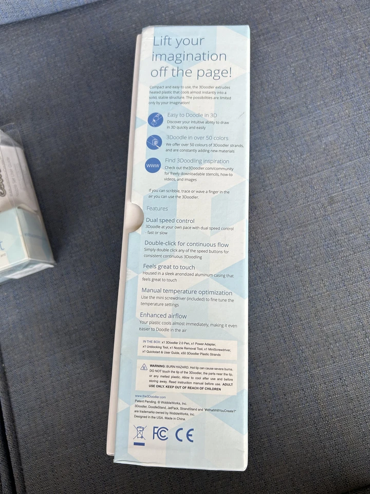 3Doodler 3D Printing Pen - BRAND NEW comes extra nibs (25) - Image 4 of 4