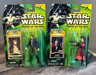 Star Wars Power of the Jedi Sealed Lot of 2 Figures Han Solo Sabe Decoy Potj
