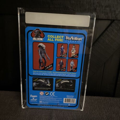 Scheda Super 7 Reaction Series SDCC 2013 Alien Ripley blu AFA 85 - Foto 4 di 4