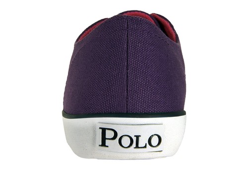 Zapatos informales de lona púrpura/blanco polo ralph lauren 990621c chandler Yth's (M) - Imagen 5 de 7
