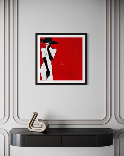 Lady Modesty, Kristina Mallen (Giclée print, Hand Signed by Artist) - Picture 8 of 10