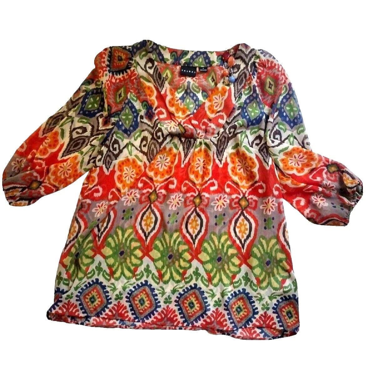 Tribal Cotton Business Tops for Women
