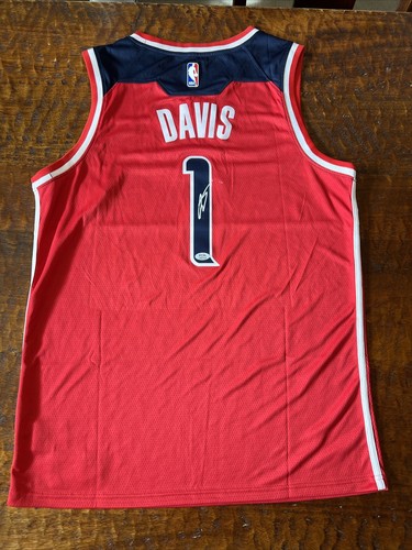 Johnny Davis Signed Washington Wizards Jersey Psa/Dna Coa Autographed - Picture 1 of 6