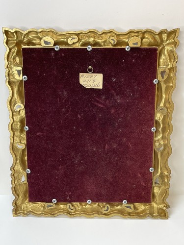 Corniciato Ornato Bartolome Esteban Murillo Stampa mangiatorpedini 12,5""x10-3/4"" Vintage - Foto 12 di 12
