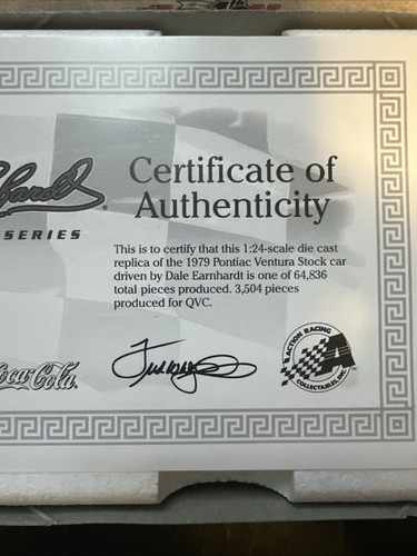 Action EARNHARDT #2 Coke Charlotte Speedway 1980 Ventura Club Car Bank 1:24 - Picture 2 of 6