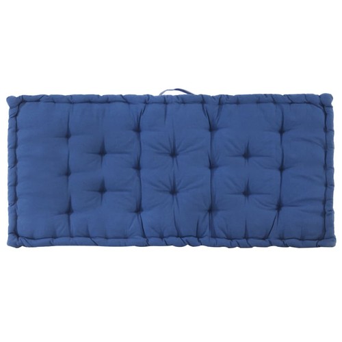 Pallet Floor Cushion Cotton 120x80x10 Blue P2L5 - Picture 5 of 7