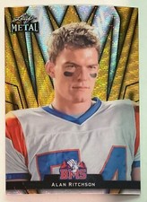 2024 Leaf Blue Mountain State BMS Alan Ritchson Base Gold Wave #d 1/1