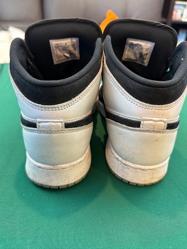 Nike DN4321-100 Air Jordan 1 Mid SE Diamond GS White And Black Schuhe - Bild 6 von 10