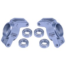 GPM Alum 7075 Rear Hub Larger Inner Bearings Silver : Arrma 1/18 Granite Grom