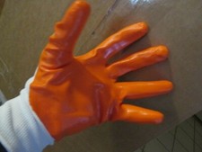 5 Pair Firm Grip Large Nitrile Coated Work Gloves