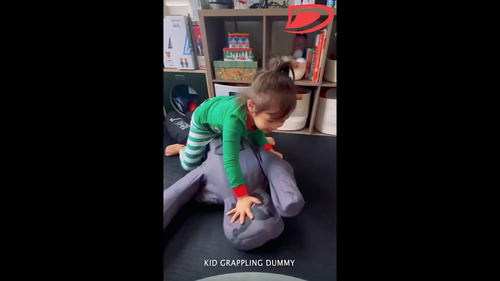 Brazilian Jiu Jitsu Grappling MMA Dummy Fighting Punching Training Judo BJJ KIDS - Video 1 of 1