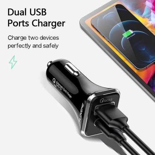 36W Fast Charging Car Charger PD 3.0 USB Type-C Cigarette Lighter Adapter Cables - Zdjęcie 4 z 18