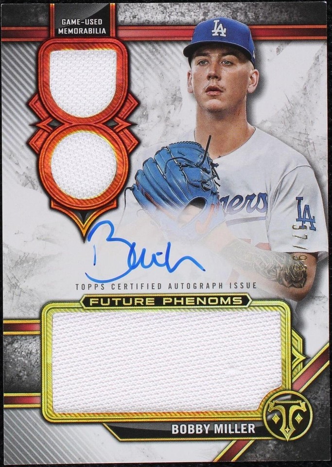 2024 Topps Triple Threads - Bobby Miller #FPAR-BM - 1 of 1