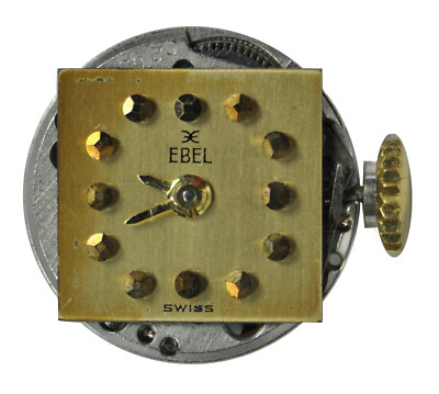 Factory-Original NOS Ebel Cal 59 Wristwatch Movement, Swiss 1960s