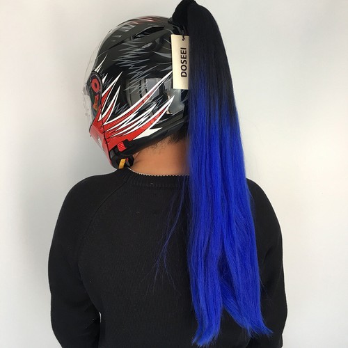 Gradient Ramp Helmet Braids / Ponytail Motorcycle Helmet Decorate Hair 1 pcs - Bild 19 von 54