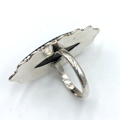 Nuevo Anillo de Plata Esterlina Grande Nativo Americano Antiguo Stock Vintage - Imagen 4 de 10