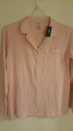 New L.L. Bean Pajama Set Cotton Pink Womens medium - Picture 3 of 5