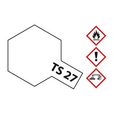 (157,60€/1l) Tamiya TS-27 Weiss matt 100ml Sprayfarbe Kunstharz 300085027