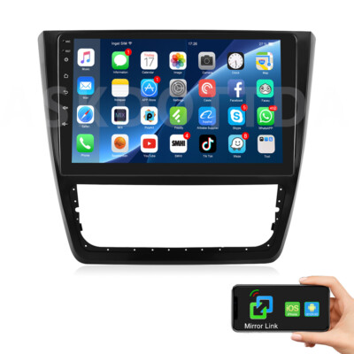 9'' Für Skoda Yeti 5L 2009 - 2014 Android 13 Autoradio GPS Navi Sat WIFI BT USB