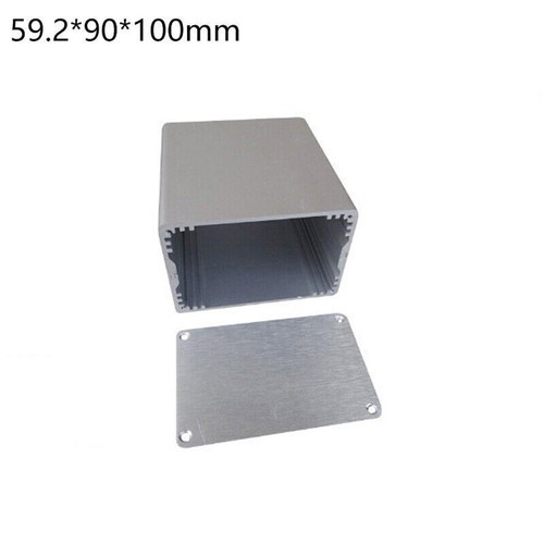 Aluminum Project Box Enclosure Case Electronic DIY Instrument Case Black Silver - Picture 4 of 11