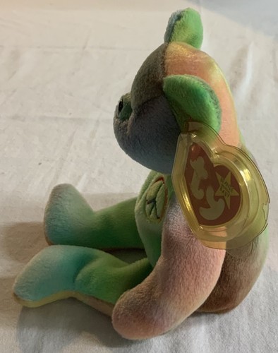 Ty Beanie Baby Peace Bear 1996 MWMT - Picture 2 of 6