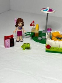 Lego Friends 41090 Olivia's Garden Pool Minifigure Turtle Retired