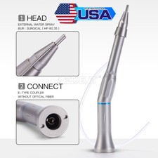 AZDENT 1:1 Dental Surgical Straight Handpiece 20 Degree Angle Micro Head