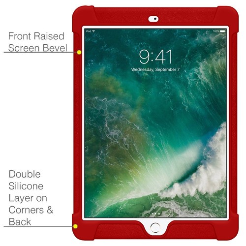 Funda protectora resistente a prueba de golpes AMZER de silicona para iPad 9.7 - Imagen 28 de 41