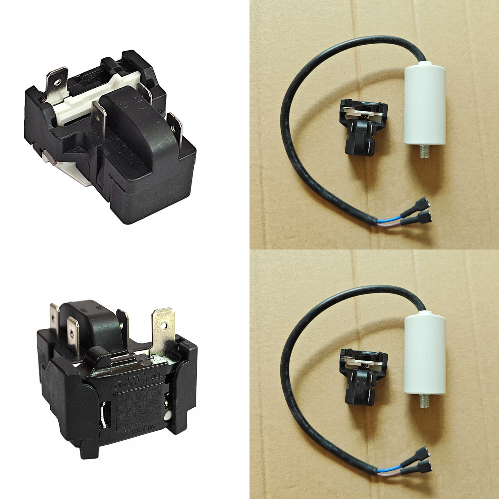 Protector QP2-15 PTC Starter Compressor Relay+Capacitor For Haier Refrigerator-image