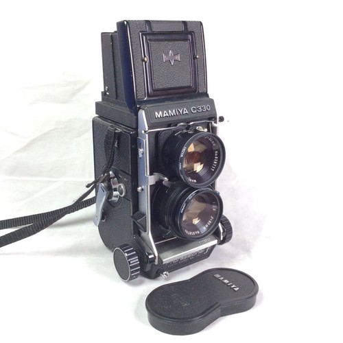 Mamiya C330 Professional F TLR fotocamera medio formato con obiettivo Blue Dot 80 mm F2,8 - Foto 15 di 24