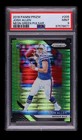 2018 Panini Prizm #205 Josh Allen Prizm Neon Green Pulsar BILLS PSA 9 Rookie RC