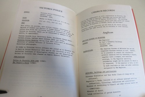 Family and Local History Sources in Victoria - Brown et al. - 106 Pages - 1990 - Bild 20 von 24