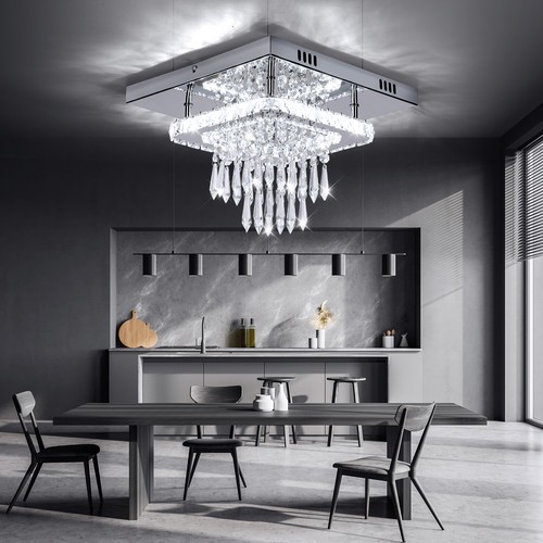 Kronleuchter LED Deckenleuchte Wohn Schlafzimmer Deckenlampe 6500K Weiß Licht - Bild 12 von 16