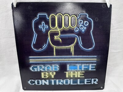  Grab Life By The Controller  Art Open Road Wall Decor 9 x9 