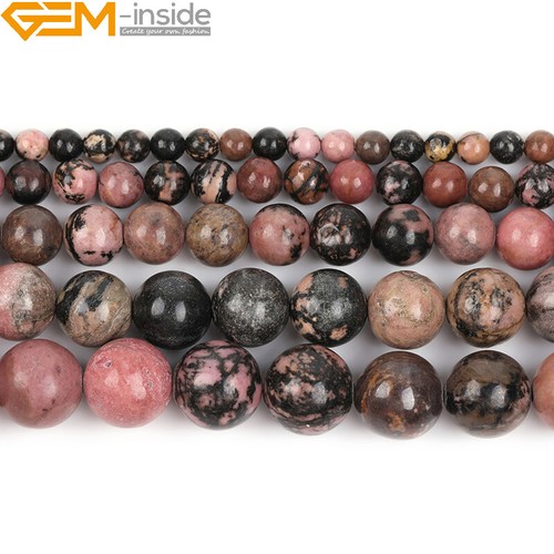 15" Natural Round Gemstone Beads Wholesale 6mm 8mm 10mm Spacer Lot Jewellery - Picture 255 of 385